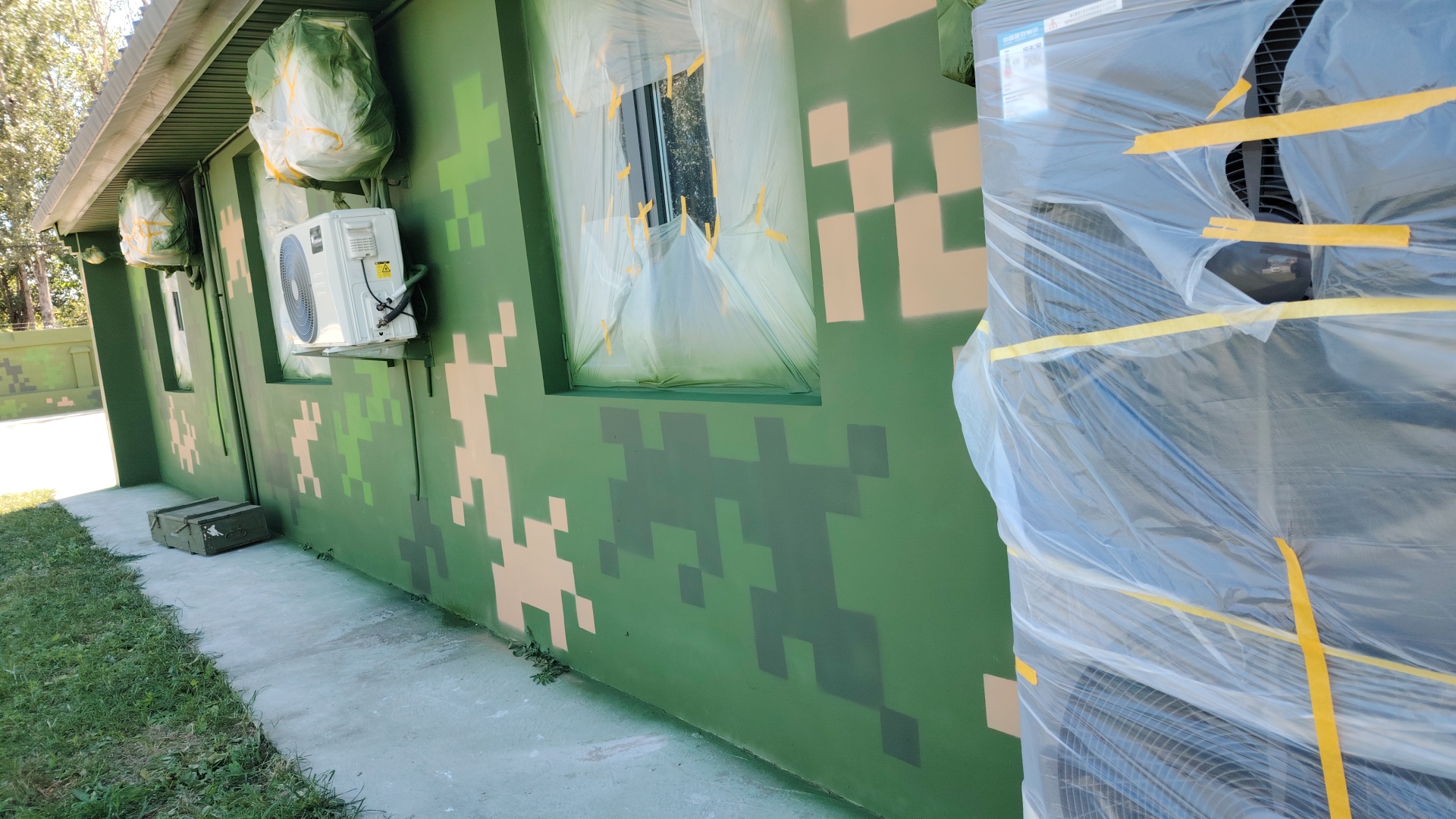 江西外墙迷彩漆施工多少钱 伪装迷彩漆  